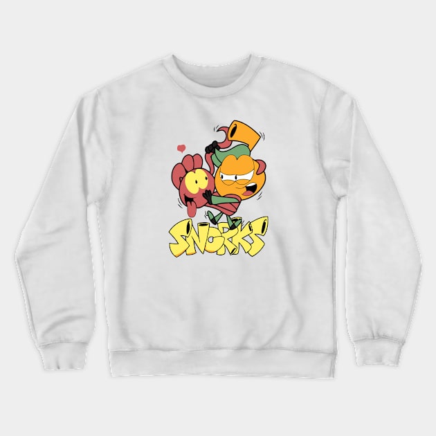 the snorks Junior And Occy Crewneck Sweatshirt by sepedakaca